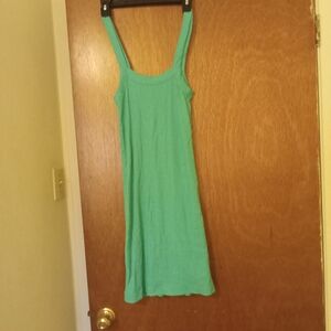 Green Sleeveless Dress